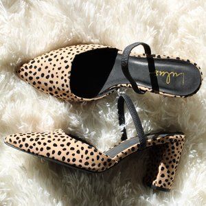 Lulu's Cheetah Mule Heel